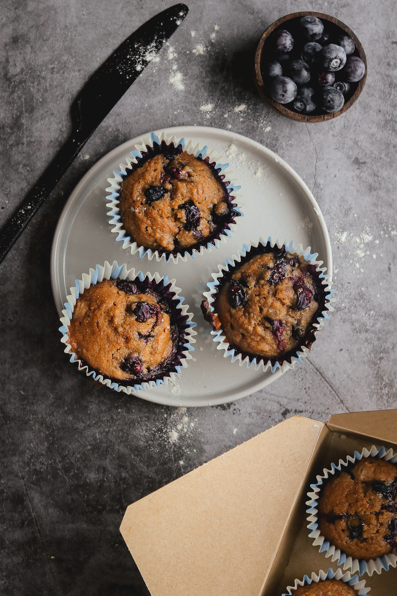 Chia-Zitronen Frühstücksmuffins (für 4 Personen)
