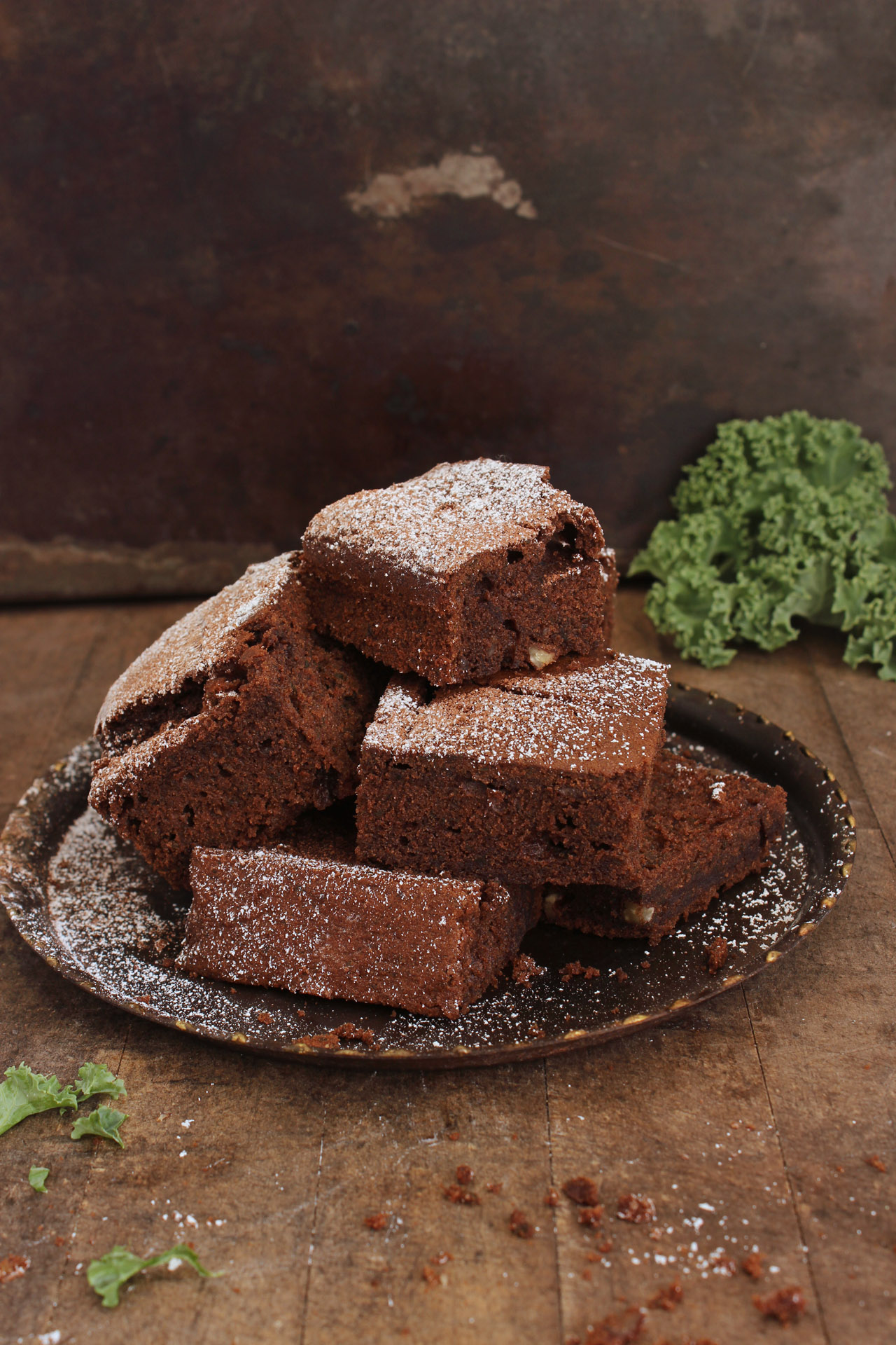 Grünkohl-Brownies