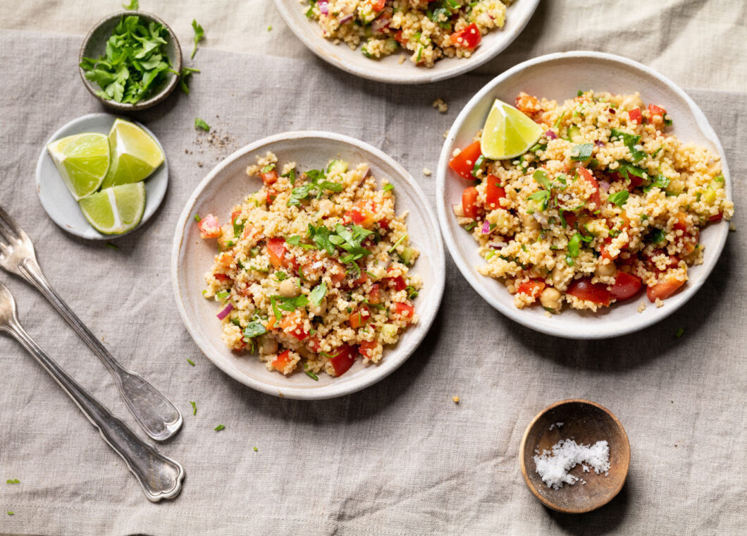 Meal prep Griechischer CouscousSalat