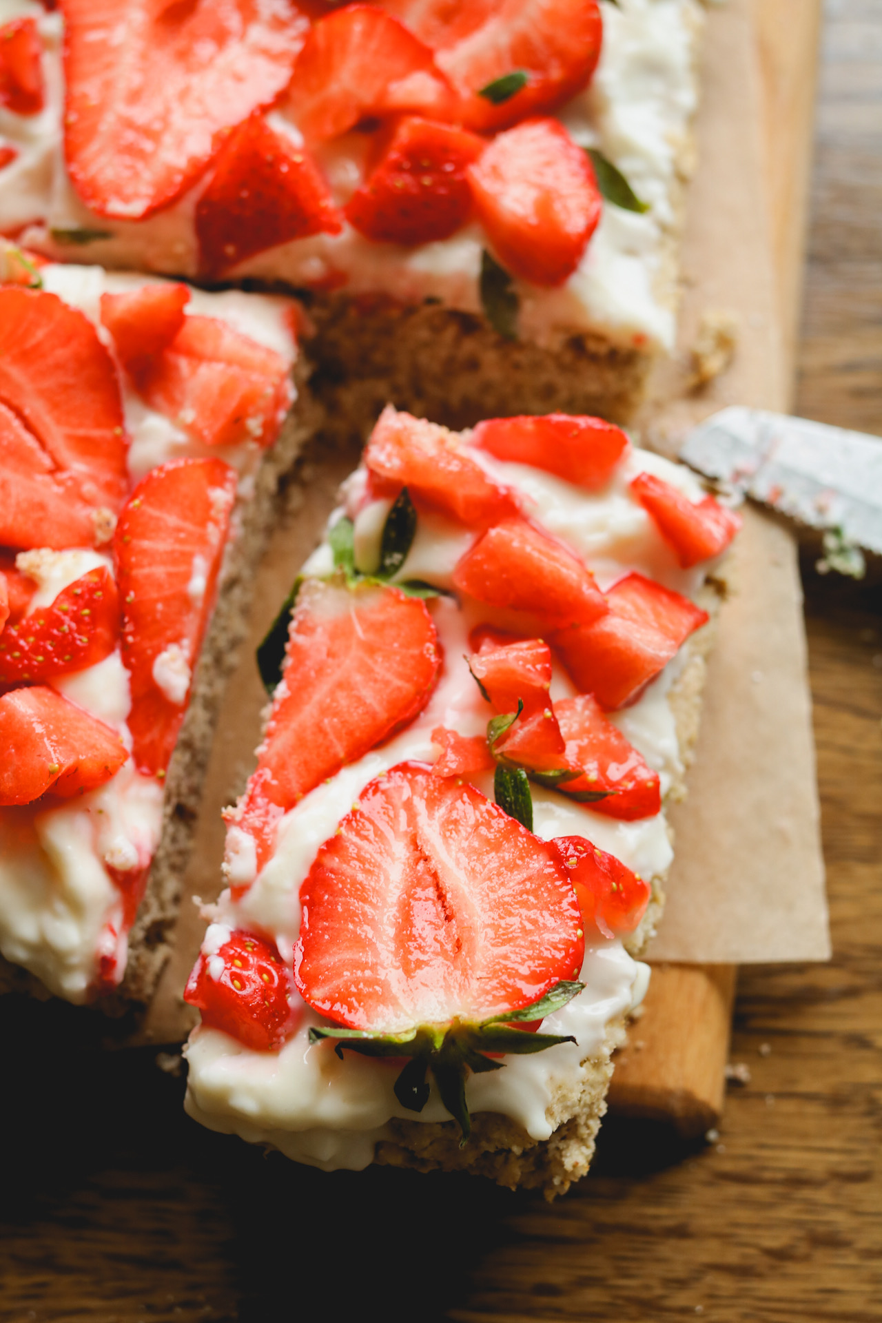 Superschneller Erdbeerkuchen