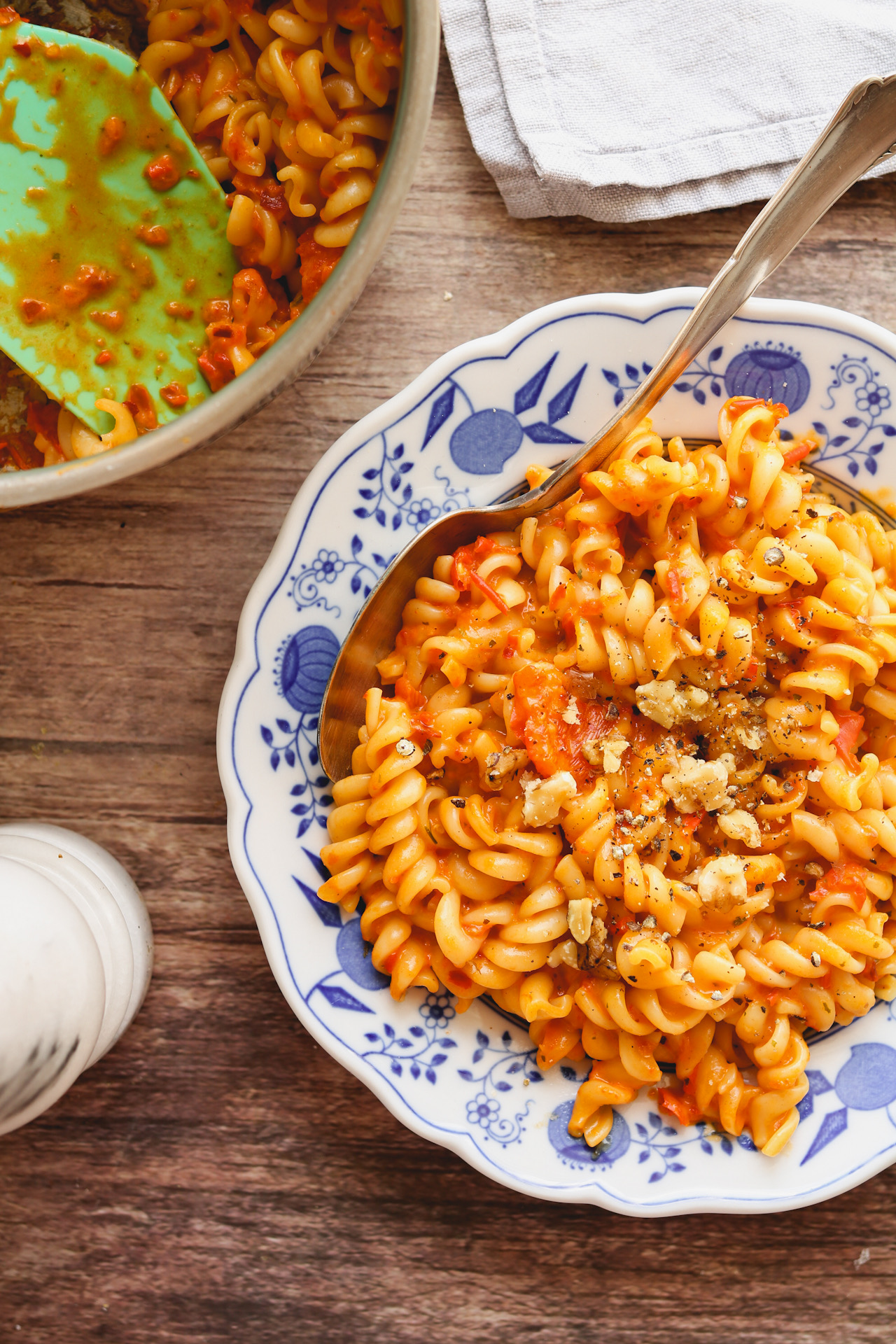 Schnelle Paprikapasta
