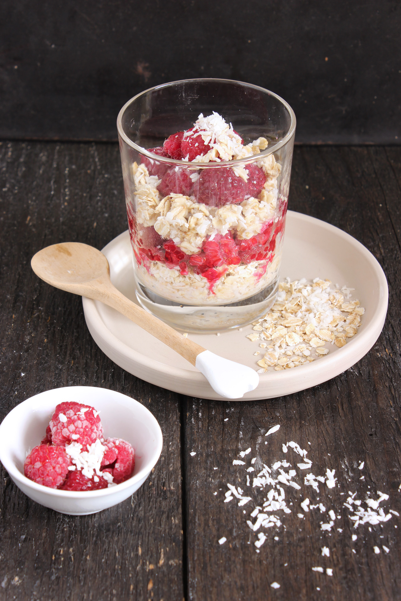 Himbeer-Kokos-Overnight-Oats