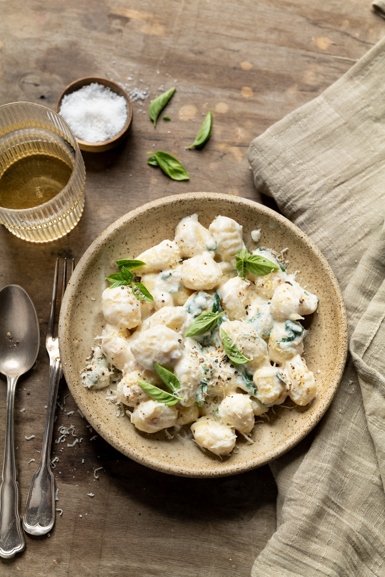 Gnocchi mit Spinat und Ricotta
